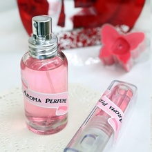 aroma perfume스티커(핑크리본)1봉(18개)
